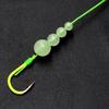 1PC Luminous Beads Fishing Space Beans 4mm 5mm 6mm 100pcs/saco Isca de borracha Luz Bolas flutuantes brilhantes para equipamentos de pesca ao ar livre