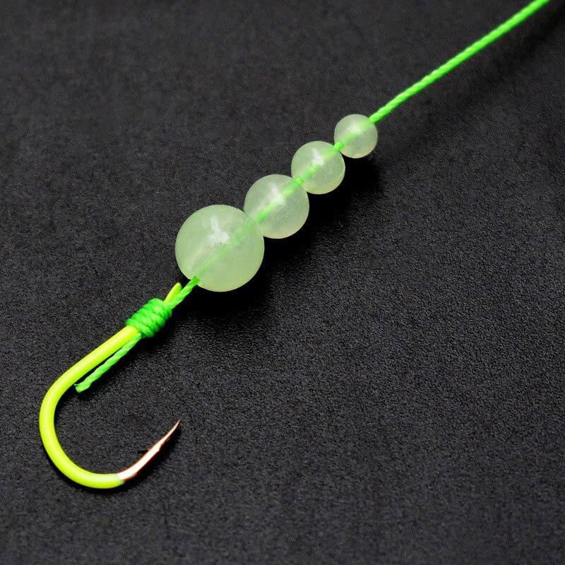 1PC Luminous Beads Fishing Space Beans 4mm 5mm 6mm 100pcs/saco Isca de borracha Luz Bolas flutuantes brilhantes para equipamentos de pesca ao ar livre