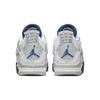 Air Jordan 4 Retro GS Midnight Navy Kids Sneakers White Light-Smoke-Grey Fire-Red 408452-140