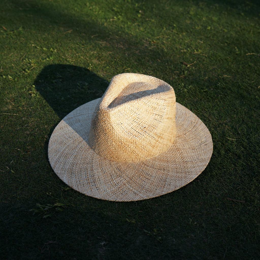 French Vintage Vacation Treasure Grass Woven Jazz Top Hat Women'S Summer Shade Sun Protection Tourism Beach Panama Straw Hat