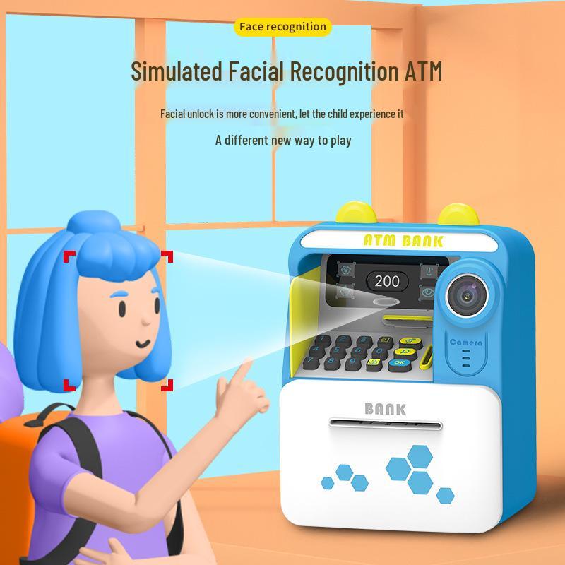 Kids' ATM Piggy Bank with Face Recognition and Automatic Coin Deposit