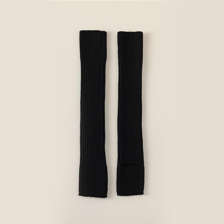 Wool Socks for Autumn and Winter, Warm Calf Socks, Knee-high Warmth, Pile Calf Socks for Women