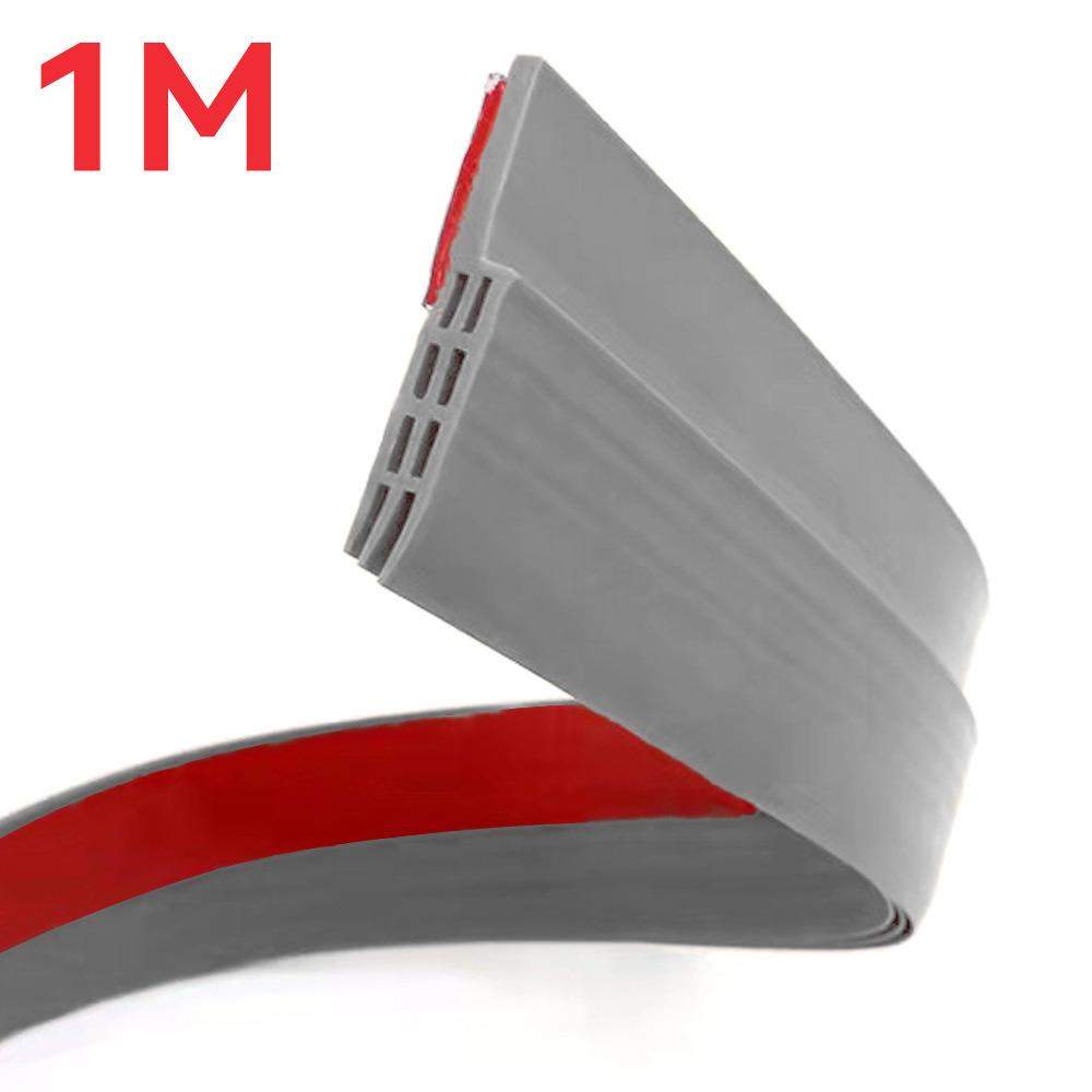 

Under Door Draft Stopper Sealing Strip Sound Proof Noise Reduction Windproof Weather Strip Windshield Sealing Prevent Dust Pests 1M сірий колір