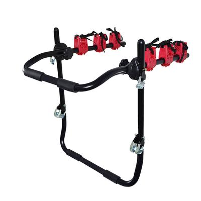 Trunk Mount Bicycle Rack Support 3 Bikes Heavy Duty Car Rear Bike Carrier Luggage Rack Compatible with Trucks SUVs