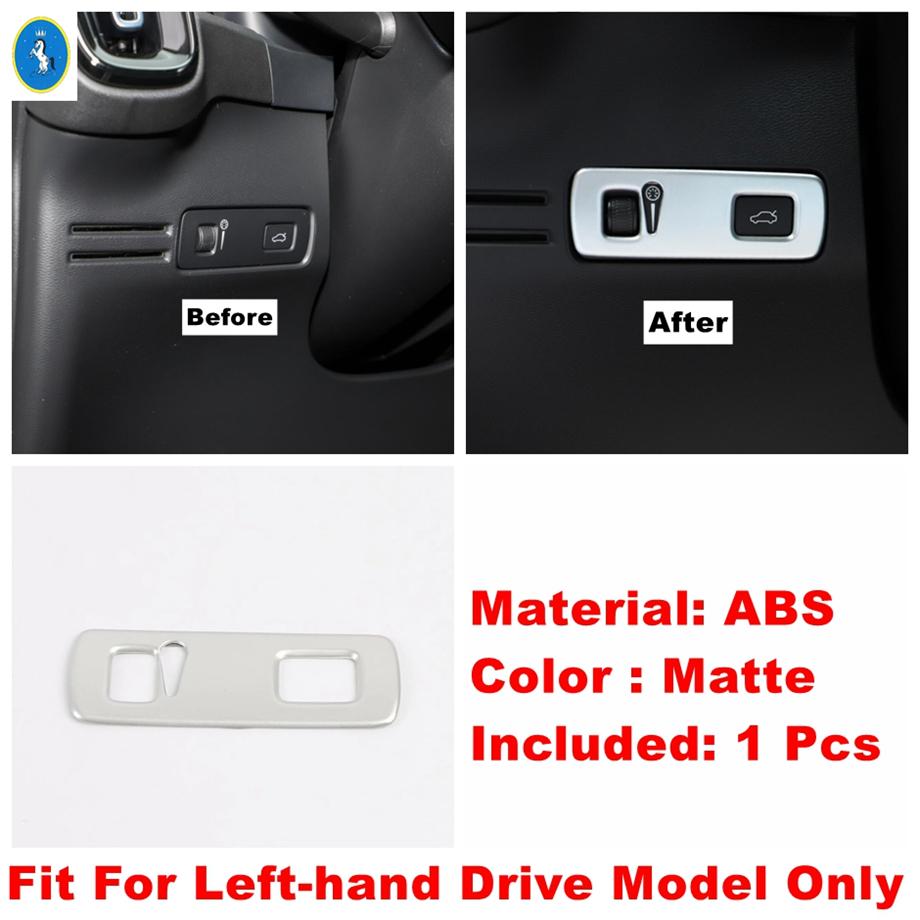 Matte Car Accessories Pillar A Speaker / Gear Box / Water Cup Holder / Air AC Vents Outlet Cover Trim For Volvo XC40 2018 - 2025