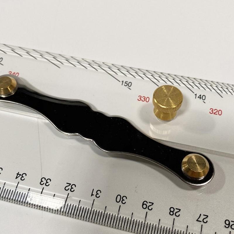450mm Parallel Ruler With Metal Arm Architect Drawing Ruler For Accurately Marine Navigation And Chart Plotting