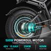 FXH-002 45KM/H Electric Bike 500W48V15.6Ah Fat Tire Adult Off-Road Mountain Electric Bicycle