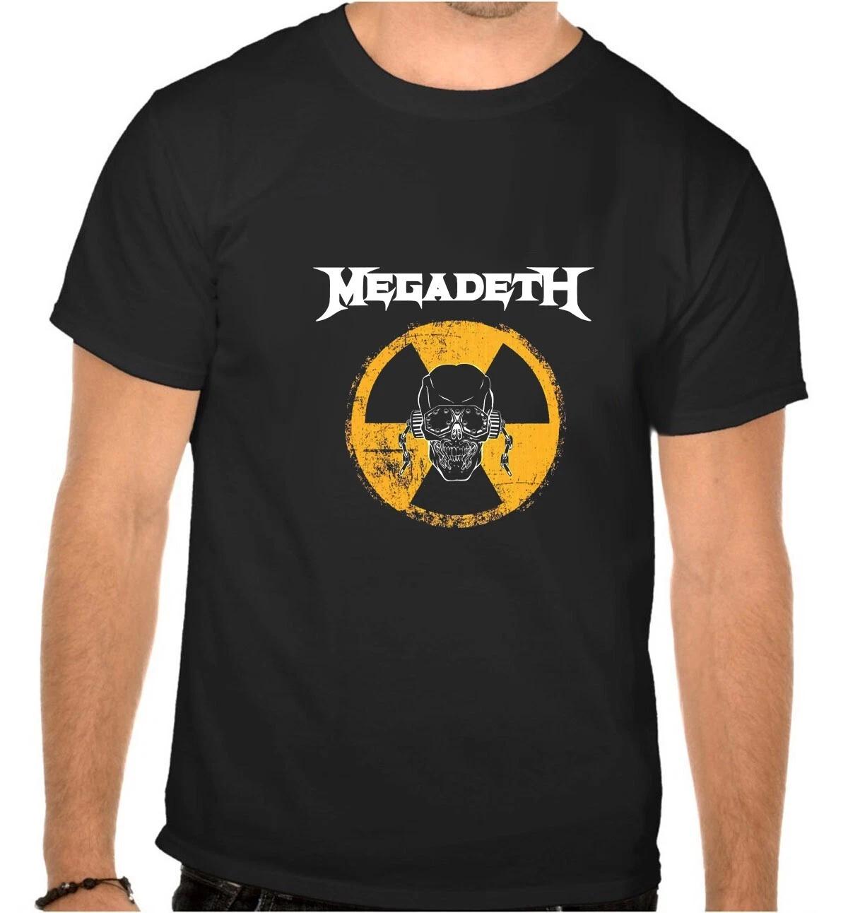 

MEGADEATH ROCK MUSIC LOGO Black T-SHIRT -1189- S