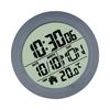 No Punching Suction Cup Clock Home Clock Waterproof Bathroom Washroom Clock Kitchen Clock LCD Digital Display Clock Temperature Detector