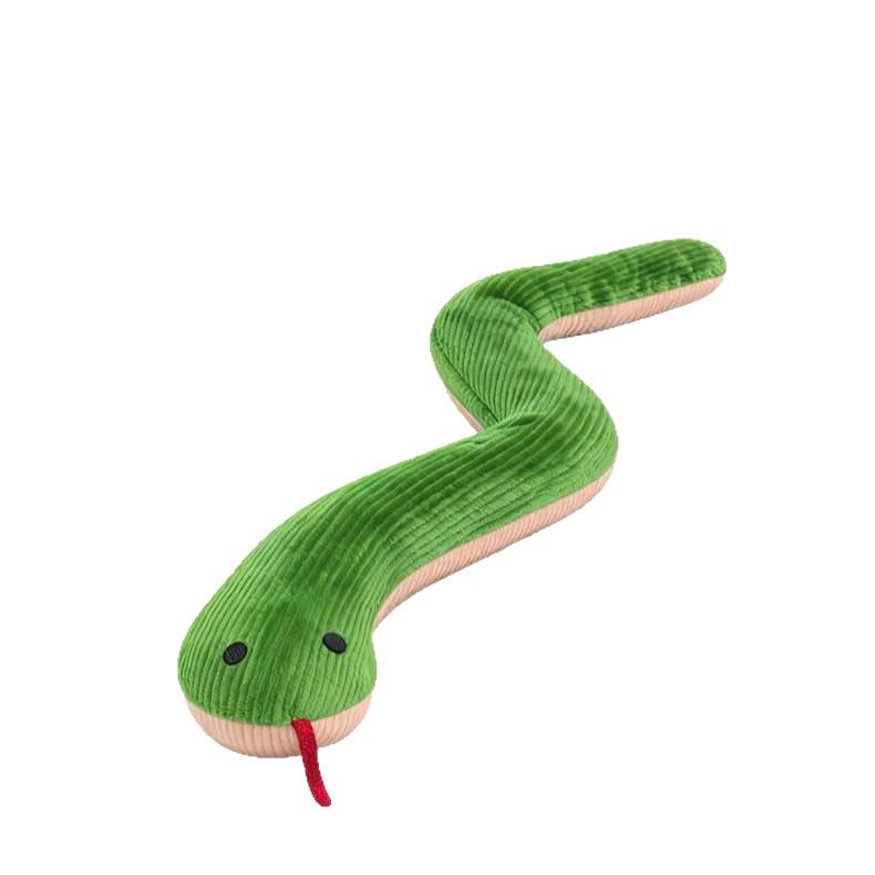 Teeth Grinding Relief Snake Dog Plush Toy with Sound