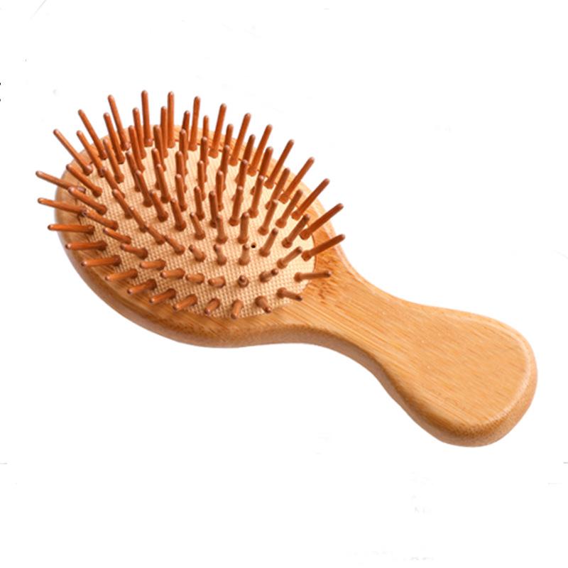 Bamboo Air Cushion Massage Comb for Healthy, Smooth, Straight Hair