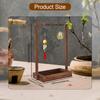 Wind Chime Stand Chinese Writing Brush Hanger Jewelry Display Rack Desk Organization Calligraphy Pen