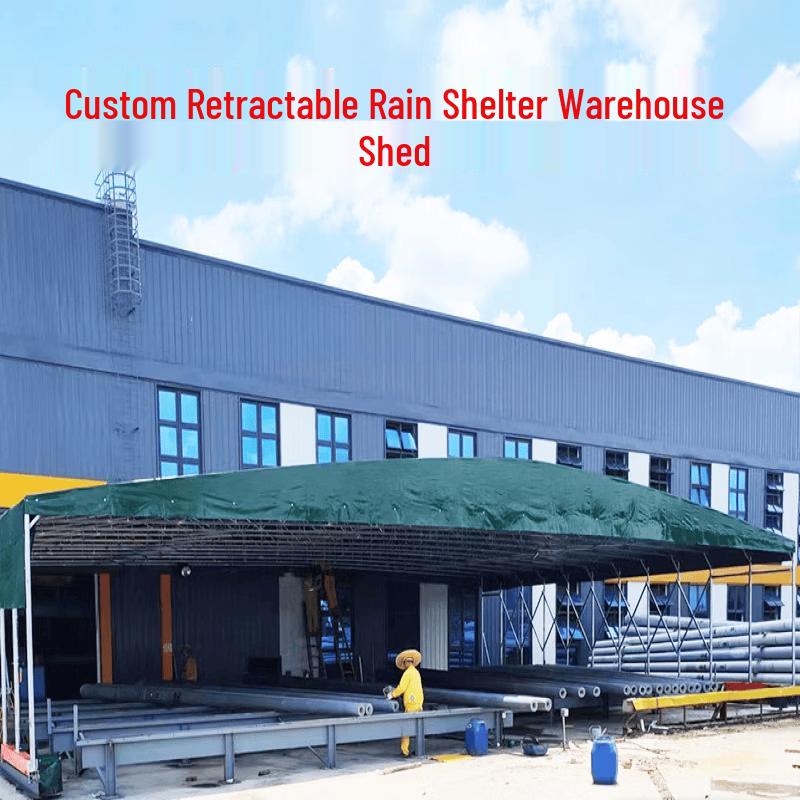 Heavy-Duty Retractable Warehouse Shed