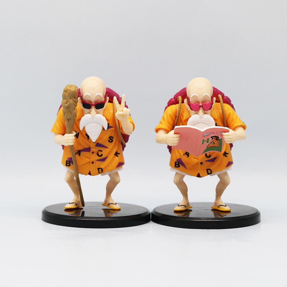 Dragon Ball Z Anime Figure Biye gesture lecherous Master Roshi Kame Sennin PVC Collection Decoration Action Figurine Toy Gift