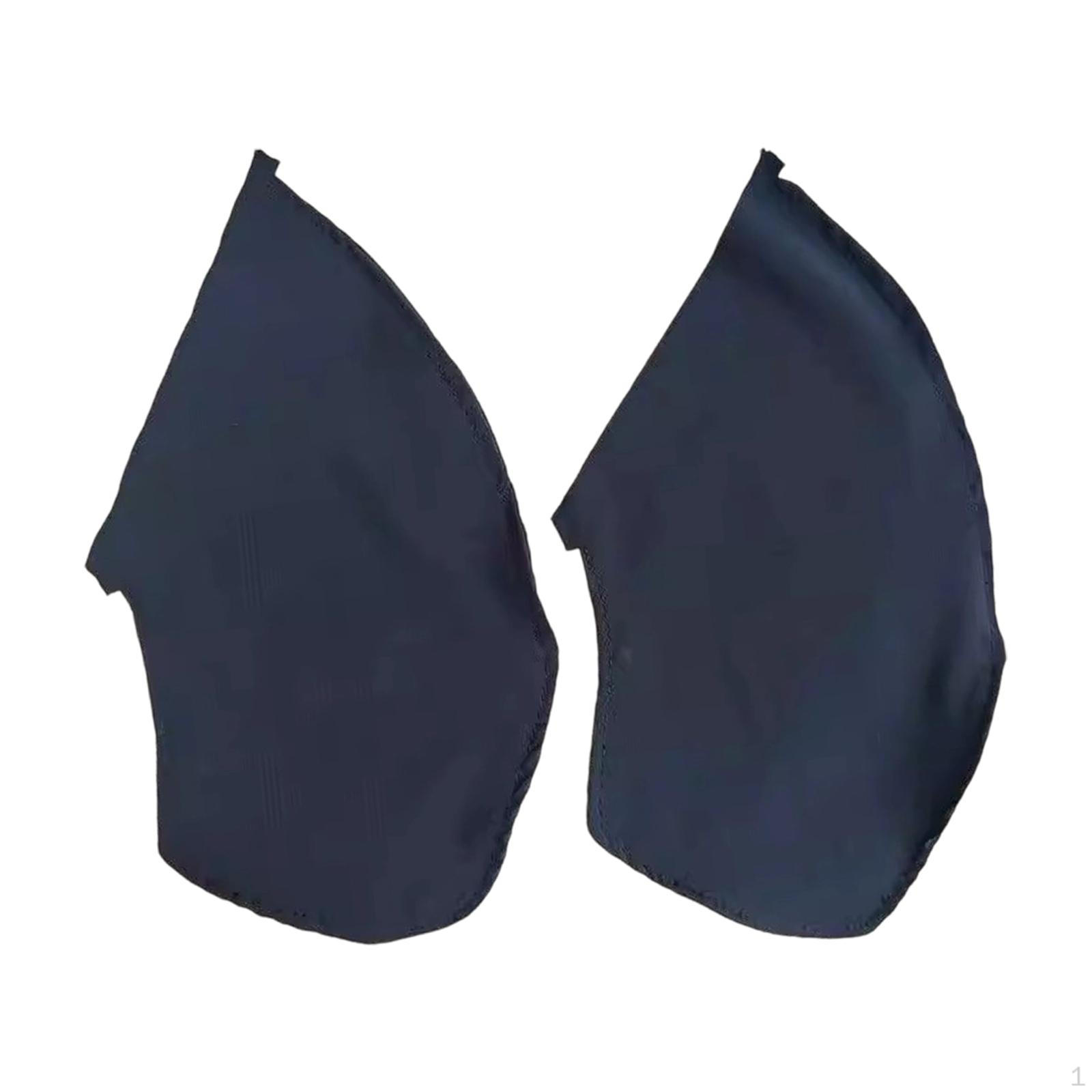 

2 Coats Pocket Inner Security Compartment for Sew-in Coats, Dresses, Skirts And Sweaters with чёрный