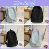 Minimalist Solid Color Backpack For Women And Men With Durable Nylon Material Suitable For Casual Travel And School Use