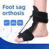 Orthèse pour pied tombant Attelle de nuit Bande d'aluminium intégrée Fixation de la cheville Anti-entorse Entorse plantaire