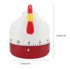 Hen Kitchen Timer Mechanical Countdown Clock Pattern Decor Cooking Timer  Kitchen Use
