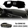 For BMW X6 G06 2019 2020 2021 2022 Car Dashboard Cover Sunshade Non‑Slip Protector Dash Mat Interior Decor Pad Accessories