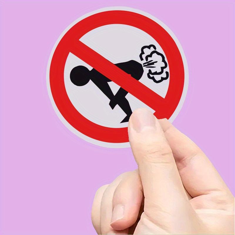 10pcs No Flatulence Multi-Use Stickers Computers Phones Laptops Water Bottles Luggage Skateboards Stickers