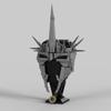 927pcs MOC LOTR Witch King Of Angmar Helmet Hobbit Lord Rings Model Building Blocks Architecture Toy Christmas Gifts Brick Kids