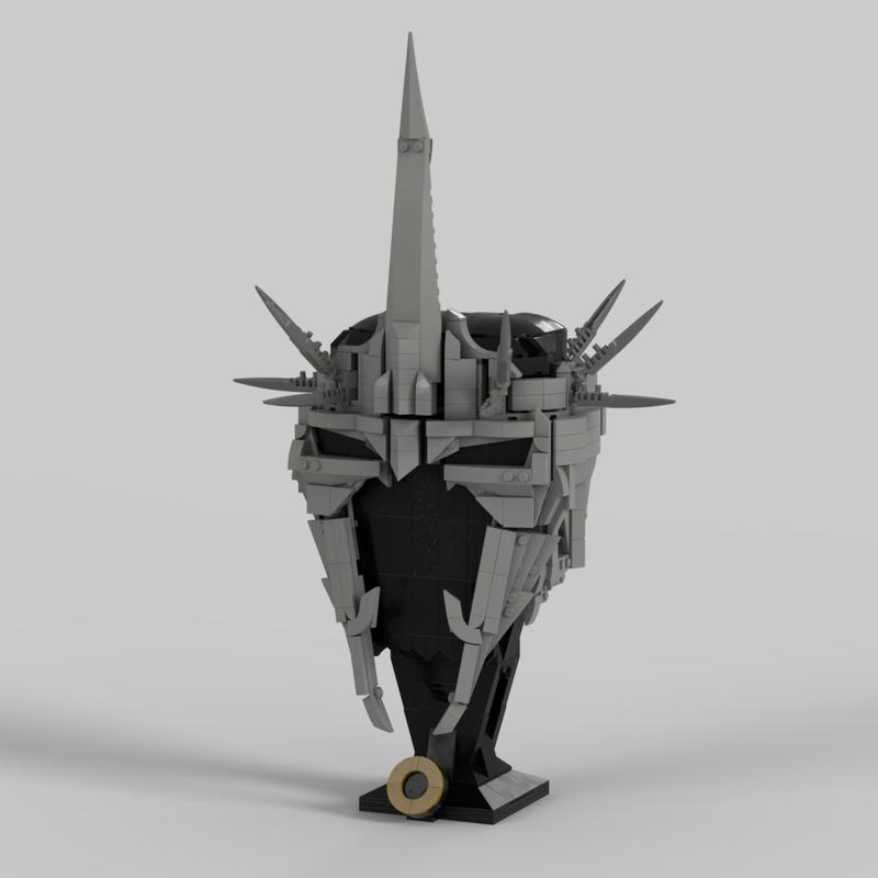 927pcs MOC LOTR Witch King Of Angmar Helmet Hobbit Lord Rings Model Building Blocks Architecture Toy Christmas Gifts Brick Kids
