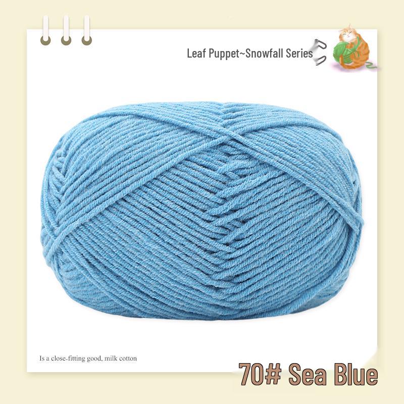 Yao Ou Handmade Crochet Flower Bouquet DIY Kit with 4-ply Combed Cotton Yarn
