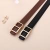 Leather Belt Ladies Casual Business Simple Belt Decorated Jeans Belt Haute Couture