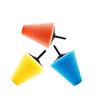 Auto Wheel Polishing Sponge Used for Electric Drill 3inch Burnishing Ball Polishing Cone Car Hub Buffing Sponge Pad