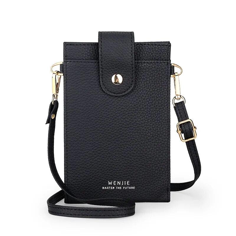 

Сумка PU маленькая однотонная вертикальная сумка для мобильного телефона с узором личи мини-ниша тонкая женская сумка через плечо для мобильного телефона