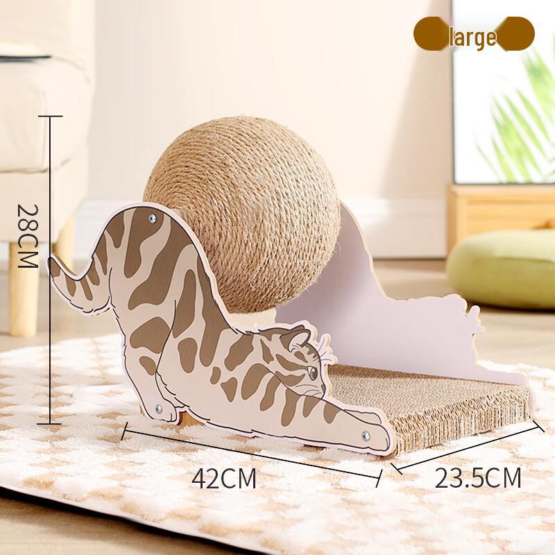 Wear-Resistant Vertical Cat Scratching Ball