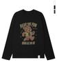 GRAVER [Unisex] Running Bear Long Sleeve T-Shirt_3 Colors