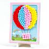 Creative DIY  Kids Plush Ball Painting Stickers Children Educational Handmade Material Cartoon Puzzles Crafts Toys