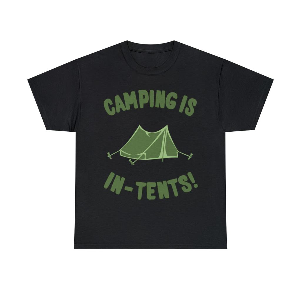 Camping Is In-Tents Graphic Tee Shirt, S-5XL