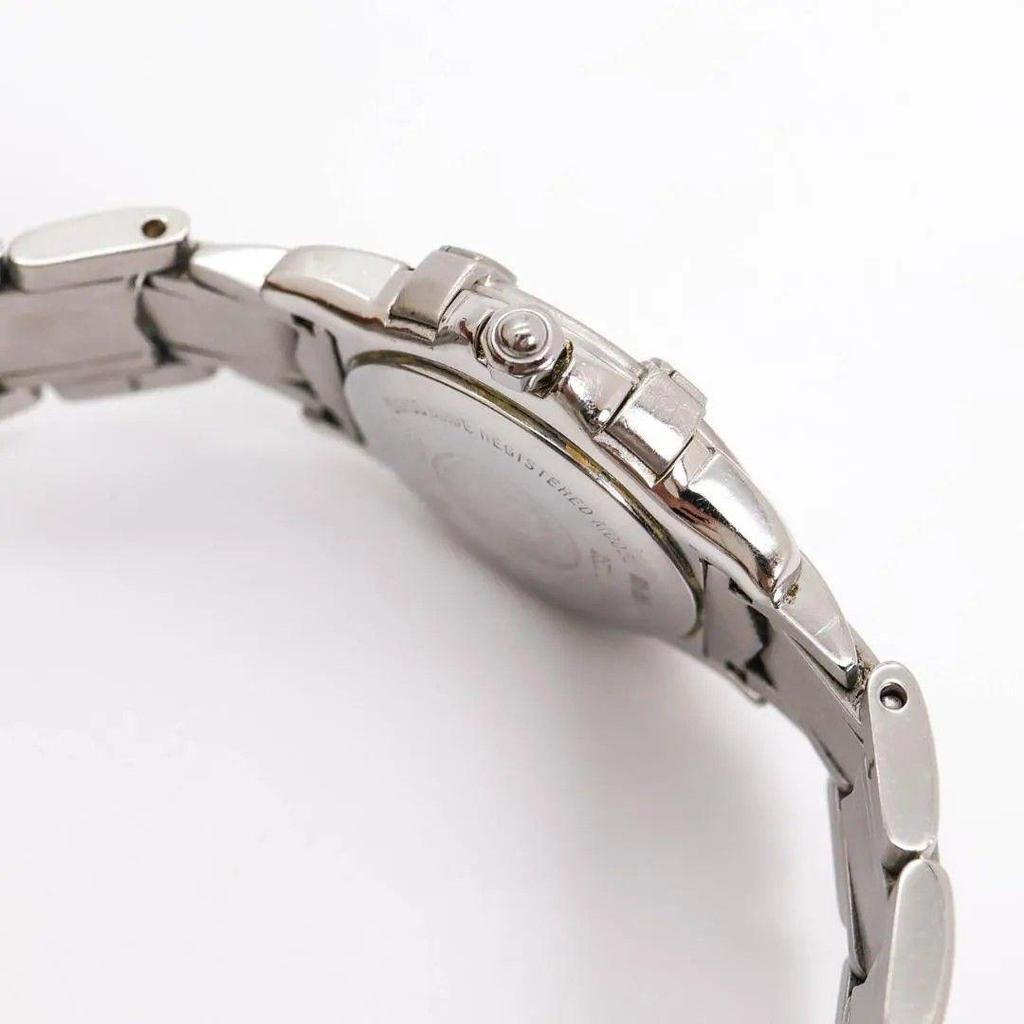 Used Working FENDI watch 3500L date silver ladies 3535
