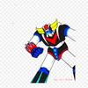 Actarus Daisuke Umon Grendizer Iron On Transfers Patch On Clothing DIY Washable T-Shirt Thermal Sticker On Clothes Patch