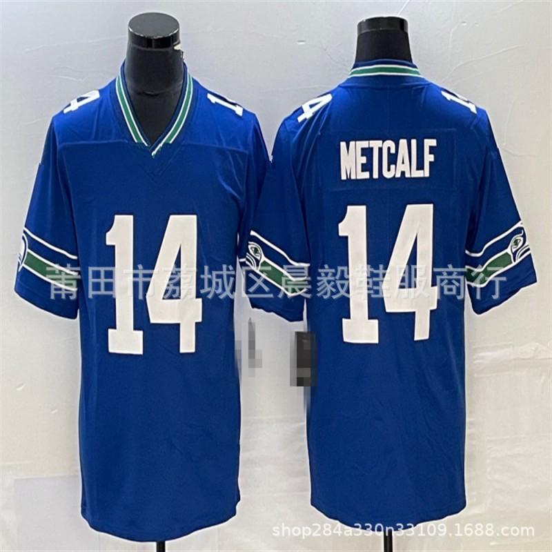 Seattle Seahawks Vintage Football Jersey Mens Embroidered NFL Style Team Apparel Sports Fan Wear Running Cycling