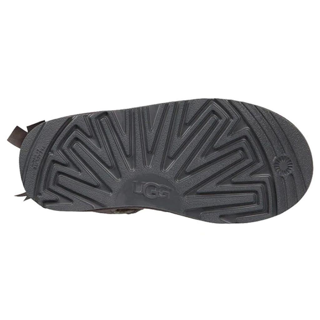 UGG Bailey Bow II Boot Grey (Kids) Kids Sneakers 1017394K-GREY