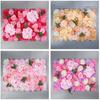 40*60cm Simulated Flower Wall Plant Background Wall Simulated Artificial  Flower Wall Decoration Indoor Scenery Wedding Roses