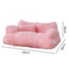 1 Set Winter Plush Pet Bed Soft Comfortable Pet Sofa Bed Removable Washable Dog Nest Couch Cat Sleeping Cushion Pet Supplies