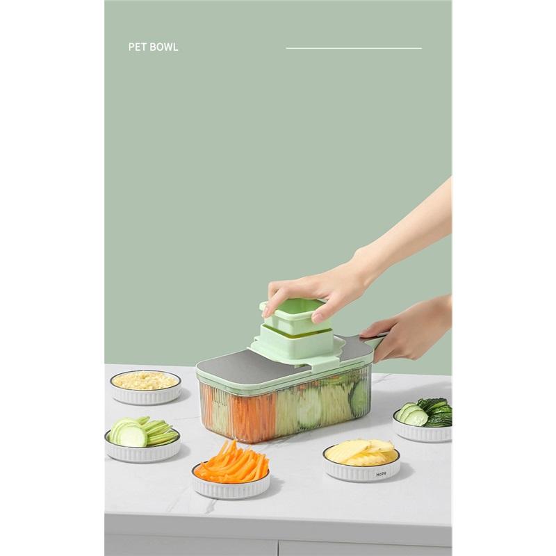Shredder Household Kitchen Manual Vegetable Cutting Artifact Multifunctional Transparent Fruit Cucumber Potato Slicing Planer Shredder