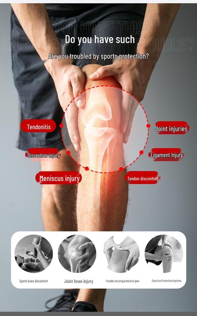 Professional Grade Knee Strap for Patella Support - Unisex Sports Protector for Badminton, Basketball, Running, and More