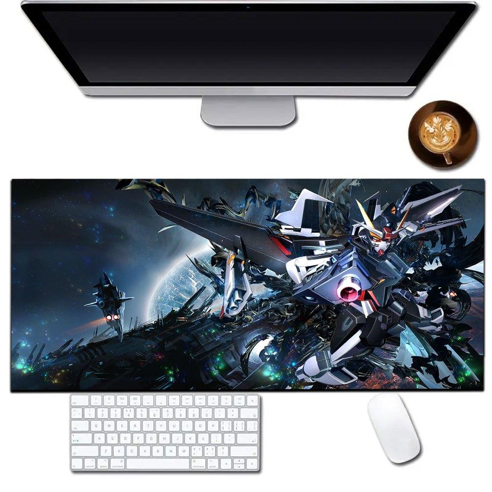1pc Gundam Large Mouse Pad Computer Mat Desk Mat Keyboard Mat Office Gaming Table Mat