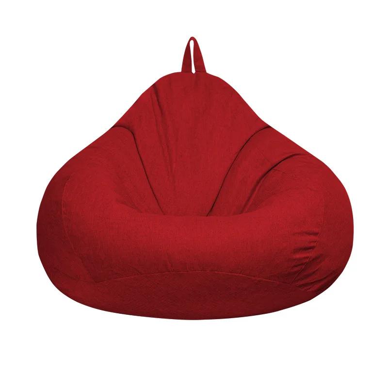 

Чехол для ленивого дивана, удобный большой чехол для кресла-мешка без наполнителя для дома, спальни, взрослых, детей, мягкие чехлы для стульев-татами, чехлы для кресел-мешков