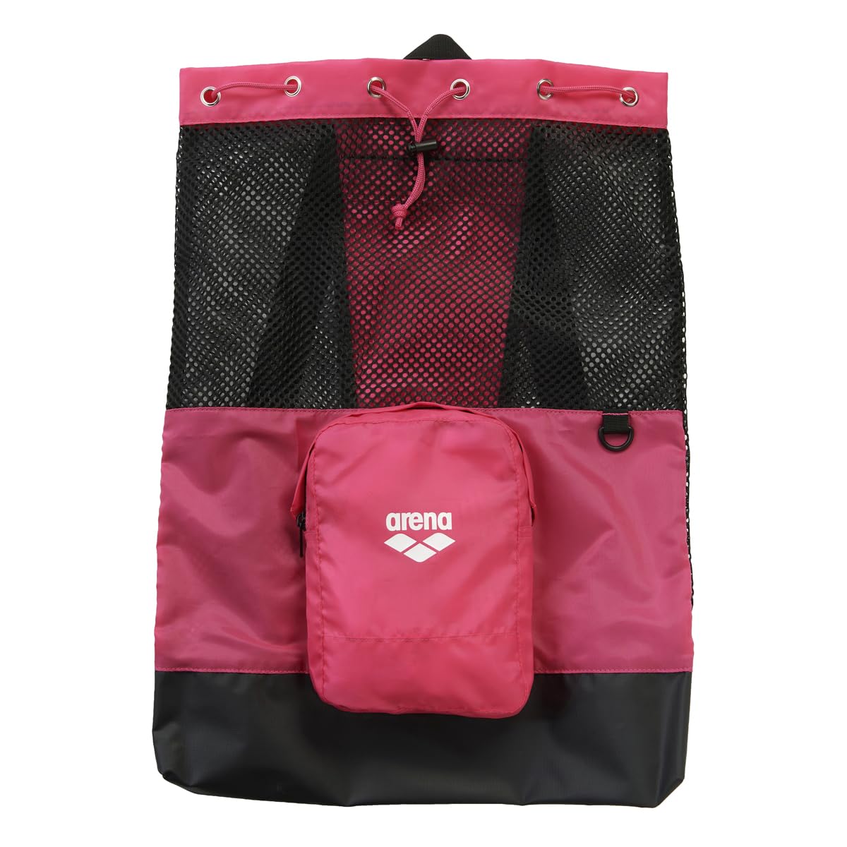 

[Arena] Mesh Backpack AS4FBP15U Black x Pink (BKPK)