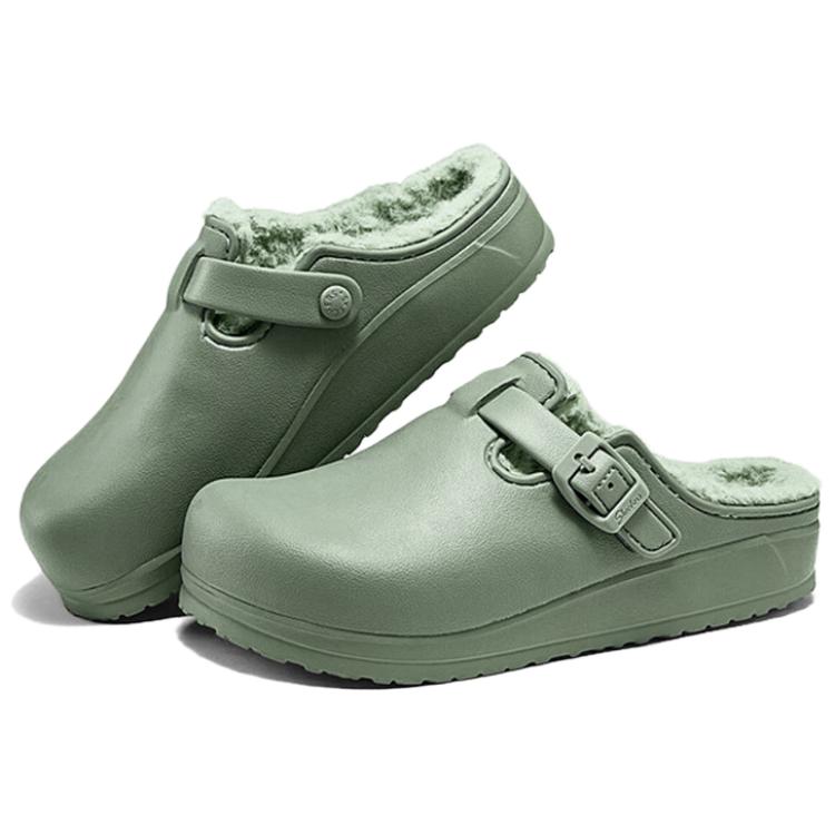 Skechers Foamies Comfortable Closed-Toe Slippers Women slippers Mint-Green 111313-SAGE