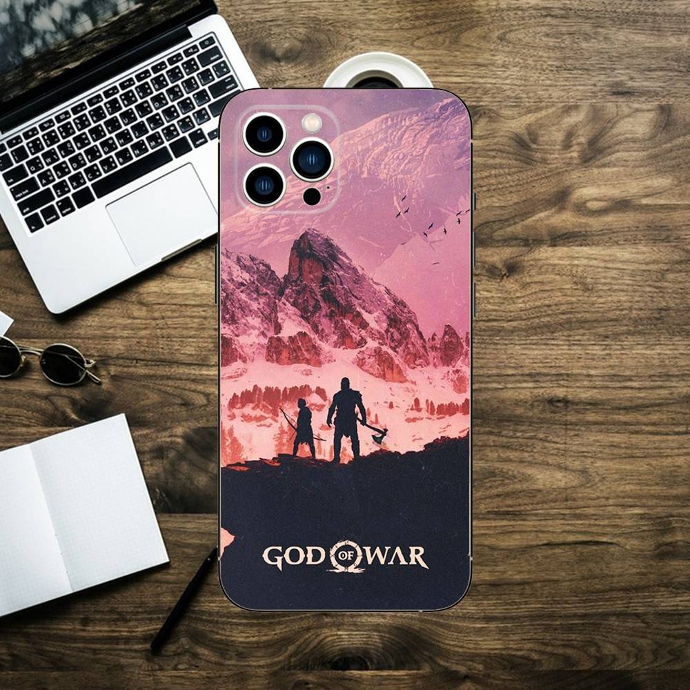 God Of W-War Phone Case For iPhone 16,15,14,13,12,11,XS,XR,X,8,7,Pro,Max,Plus,mini Silicone Black Cover