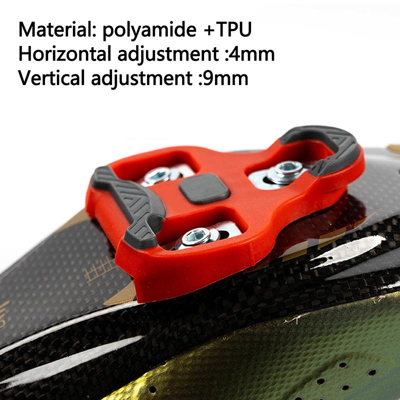 Fahrrad Cleats für Rennradpedale Cleat Selbstverriegelnd 0/4.5/9 Grad Radschuh Cleats Pedalklammer