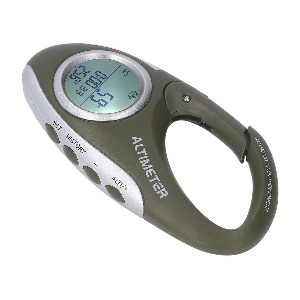 Digital Altimeter Barometer Multifunctional ABS Housing Backlight Altitude Barometer for Outdoor Sports