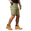 Men's Cargo Shorts with 6 Pockets, Elastic Waist and Button Closure, Color Casual Shorts for Summer Everyday Wear